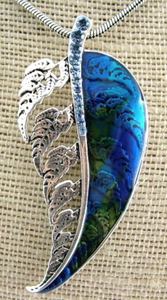 Fashion Jewellery: Silver Fern Leaf Necklace