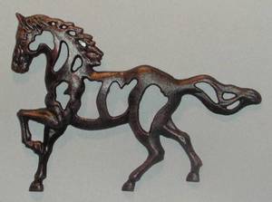 Horse Stencil Wall Hanging