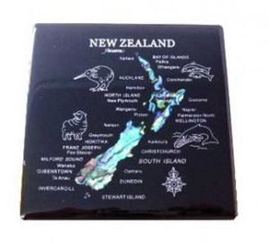 Resin & Paua Coaster