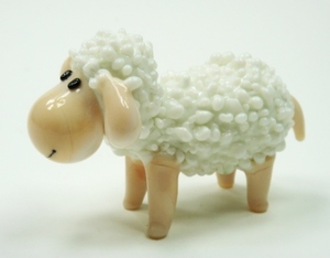 Glass: Glass Standing Sheep
