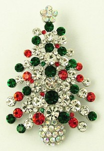 Christmas: Xmas Tree Brooch