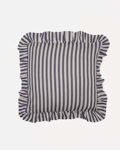 Folkstone Blue Candy Stripe Cushion