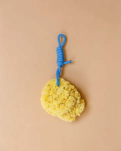 Bathroom: Natural Sea Sponge / Blue