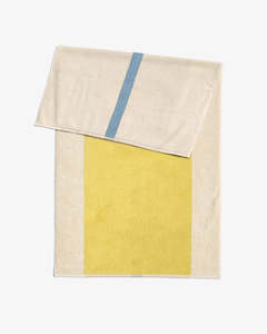 Bathroom: Martens & Martens Towel / Sky Blue Yellow