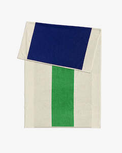 Martens & Martens Towel / Royal Blue/Green