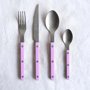 Cutlery Serve Ware: Vintage Bistrot 4 Piece Cutlery Set, Pink