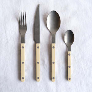 Vintage Bistrot 4 Piece Cutlery Set, Ivory