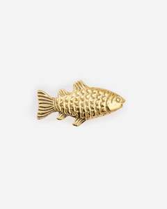 Amuse La Bouche: Poisson Knob Brass