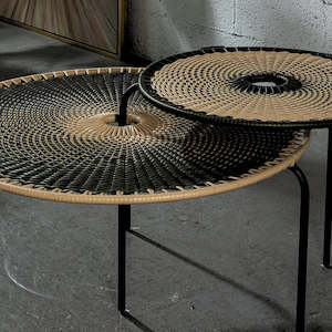 Jamieluis Organic: Bellavista Coffee Table Set - Black/Beige