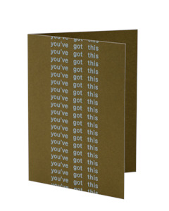 You've Got This, Gift Card