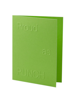 Proud As Punch, Gift Card