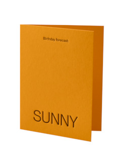 Short Talk: Birthday Forecast: Sunny, Gift Card