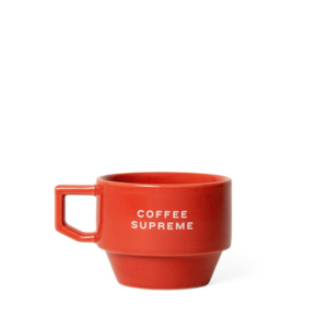 Coffee Supreme x Maruhiro Hasami Block Mug Short / RED