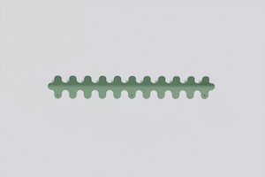 11 Hook Wiggle Wall Hanger - Matt Mist Green