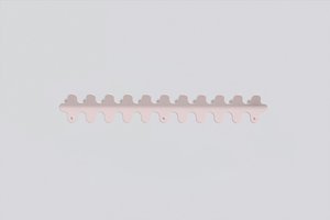 11 Hook Wiggle Wall Hanger - Matt Pink Sand