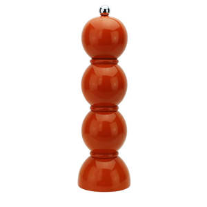 Addison Ross London: Orange Bobbin Salt or Pepper Mill