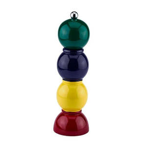 Racing Green Multi Bobbin Salt or Pepper Mill