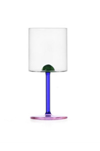 All: Luna goblet dot green