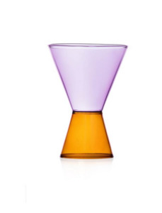 Travasi glass amber-lilac