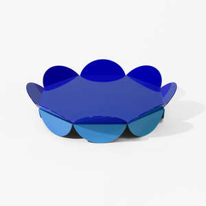 All: Flower Serving Stand M – Blue