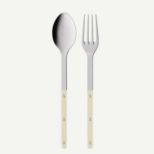 Cutlery Serve Ware: Bistrot Solid Serving Set Ivory