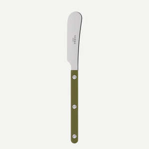 Cutlery Serve Ware: Bistrot Solid Spreader Green Fern
