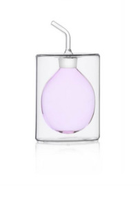 All: Cilindro double walled olive oil bottle-pink-150ml