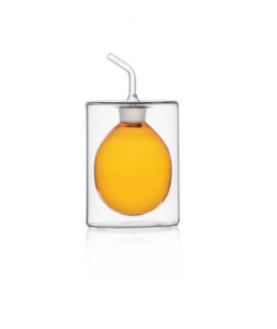 Cilindro double walled olive oil bottle-amber-150ml