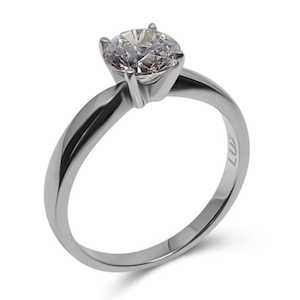 White Diamond Simulant Rings: Miya