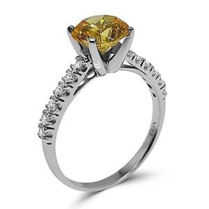 White Diamond Simulant Rings: Promitto