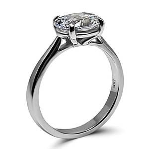 White Diamond Simulant Rings: Capella