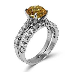 White Diamond Simulant Rings: D’promitto