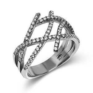 White Diamond Simulant Rings: Anapto