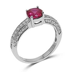 Gemstone Engagement Rings: Rubeus