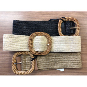 Silver Wishes Belt Natural Square