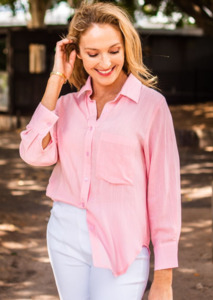 Tops: Willow Tree Pink Blouse