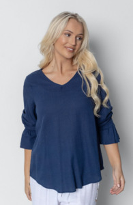 Willow Tree Navy Top
