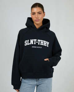 Tops: Silent Theory | Focus Hoodie Navy