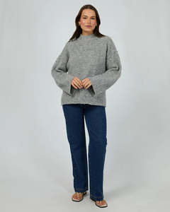 Tops: Silent Theory | Suki Knit Jumper Grey Marle