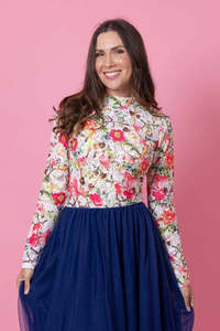 Tops: Augustine | Beau Lace Top White Floral