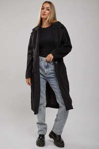 Jackets: Silent Theory Charm Coat | Black
