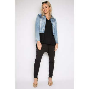 Jackets: PQ Frayed Denim Jacket