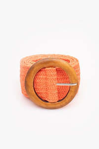 Antler: Antler - Rattan Stretch Belt | Orange