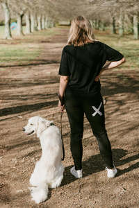 Other Brands: Homelee | Apartment Pants Winter - Black with Lilac Damask X