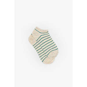 Socks Beanies Scarfs: Antler Ankle Sock | Fleck & Green Stripe