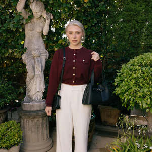 Black Caviar | Brielle Black 2 Piece Top Handle Handbag Set