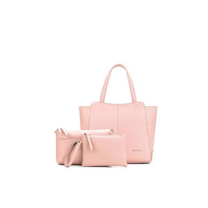Black Caviar: Black Caviar | Penelope Pink 3 Piece Handbag Set