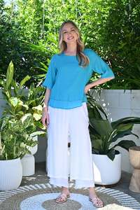 Cali Co: LaMode | Layered Top - Teal