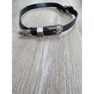 Silver Wishes Belt - Black