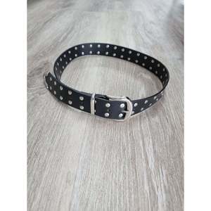 Silver Wishes Stud Belt - Black